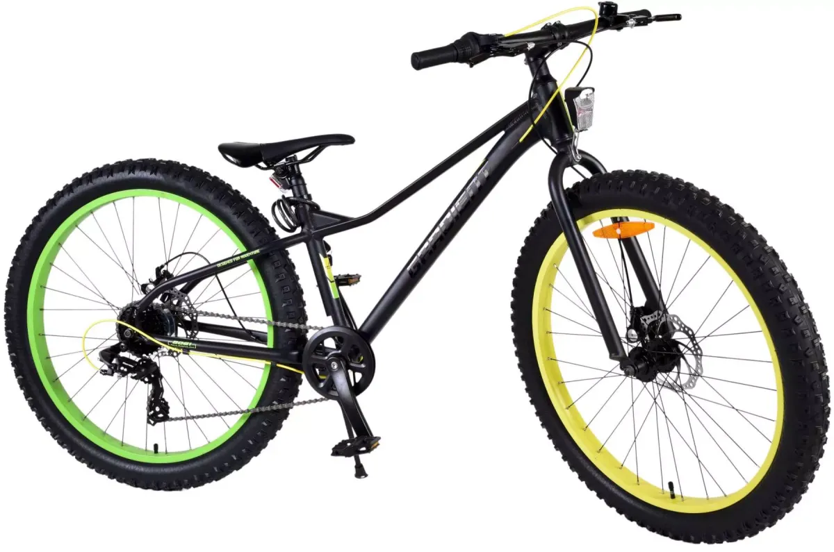 KINDERFAHRRAD Gradient - Jungen - 26 Zoll - 7-Gang - Scheibenbremse - Schwarz