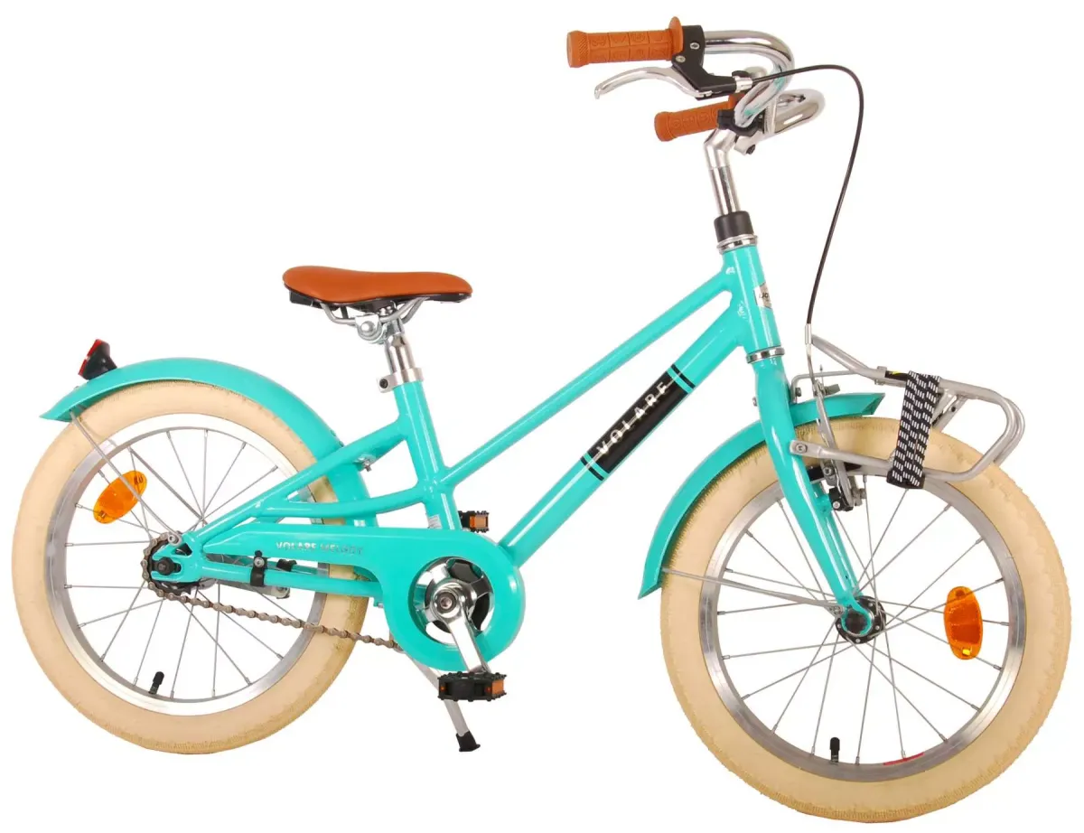 KINDERFAHRRAD Melody - Mädchen - 16 Zoll - Rücktritt + Handbremse - Türkis