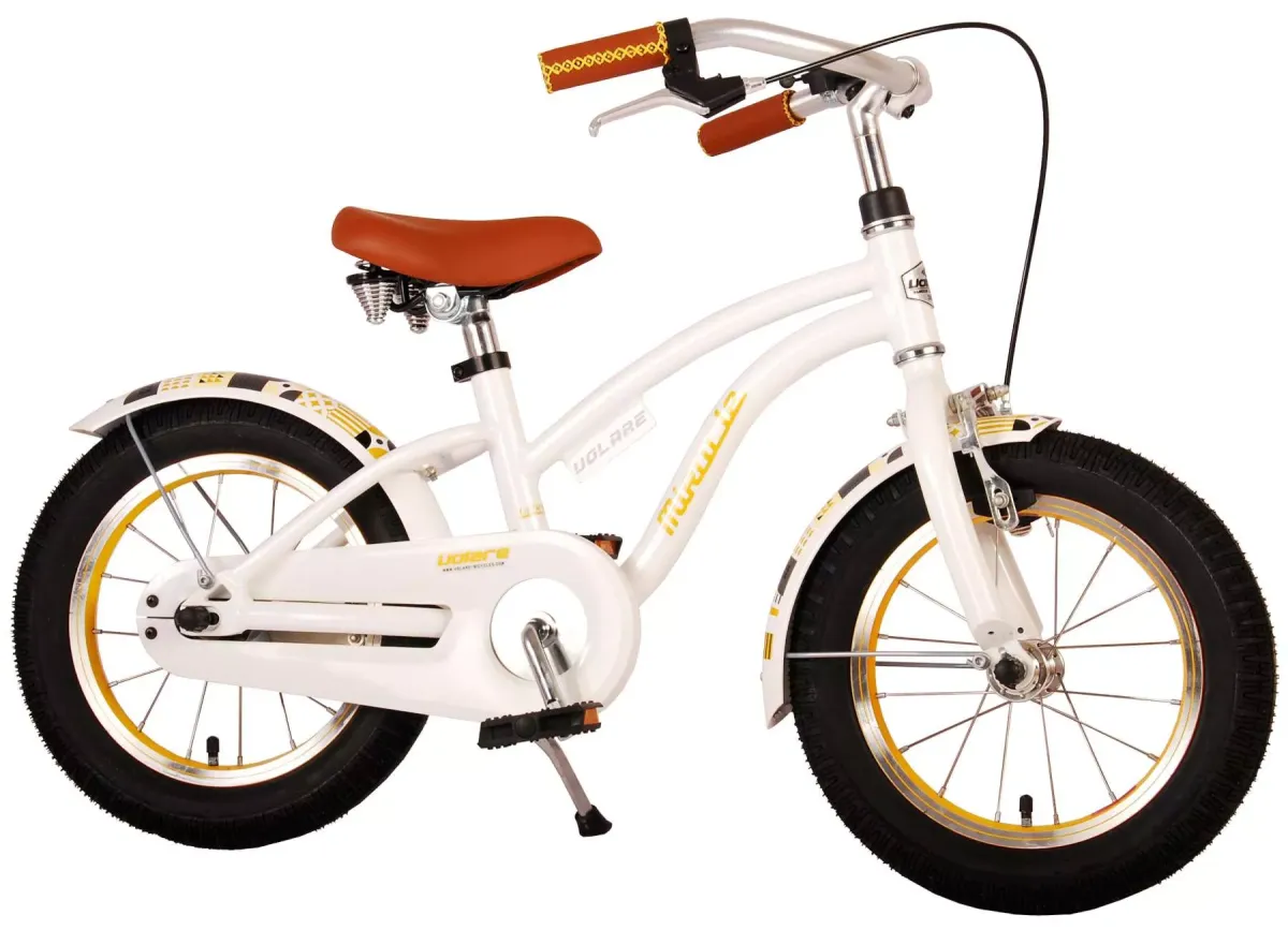KINDERFAHRRAD Miracle Cruiser - 14 Zoll - Rücktritt + Handbremse - Weiß