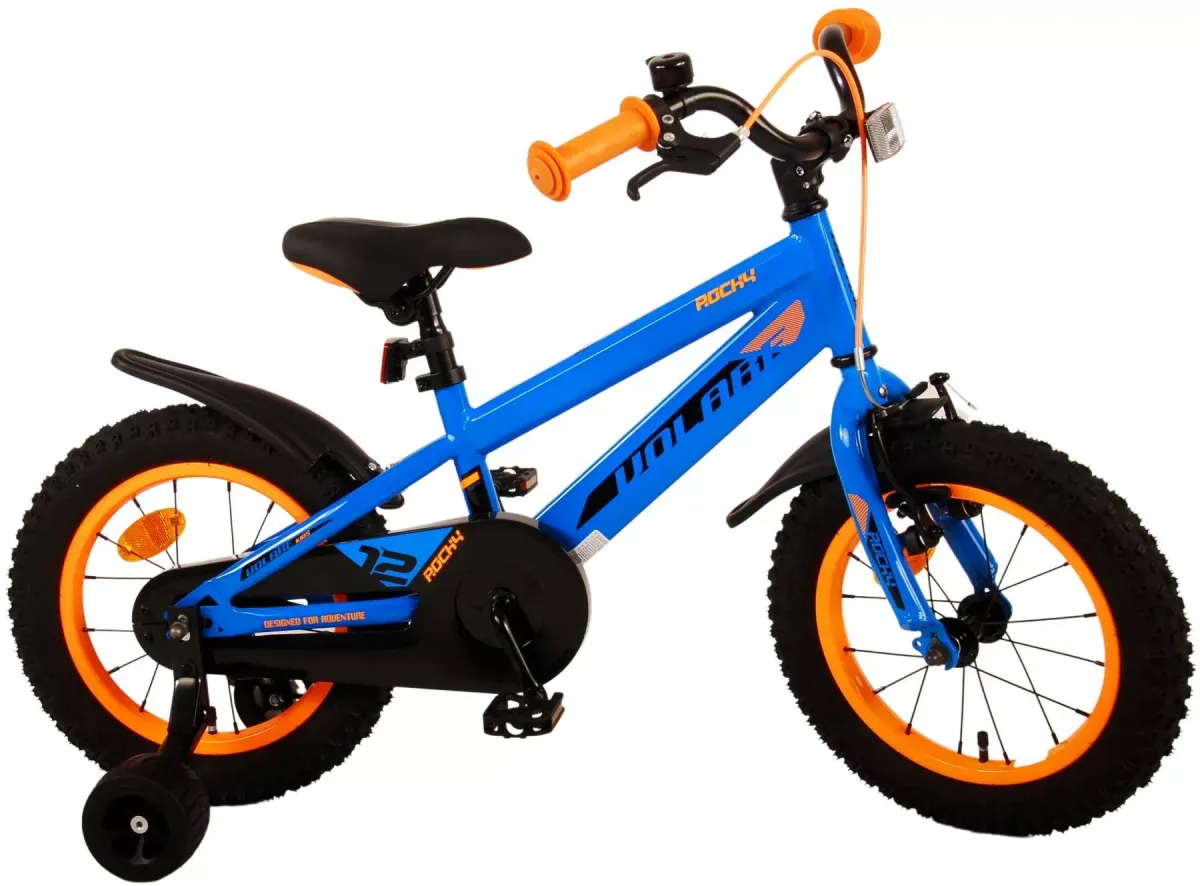 KINDERFAHRRAD Rocky - Jungen - 14 Zoll - Rücktritt + Handbremse - Blau