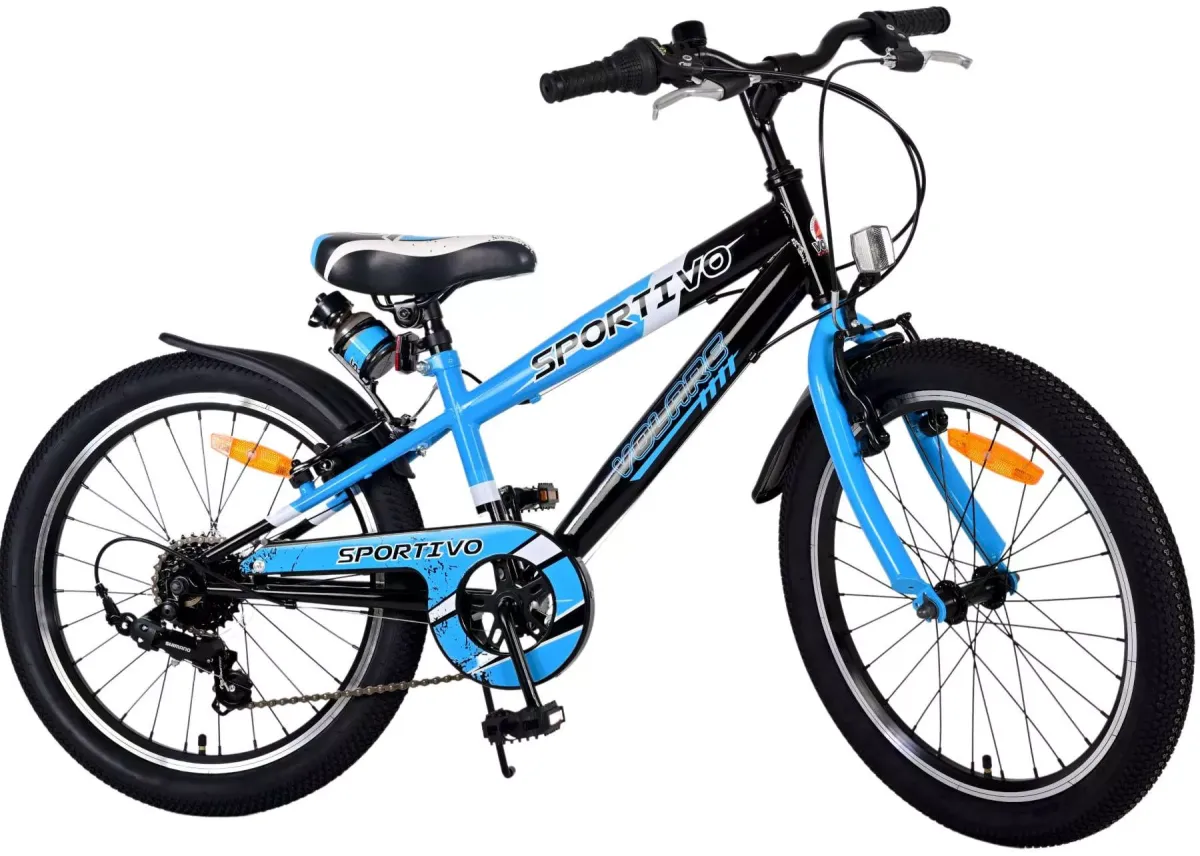 KINDERFAHRRAD Sportivo - Jungen - 7 Gänge - 20 Zoll - Blau