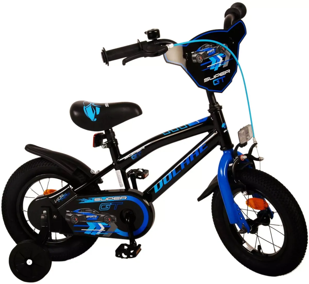KINDERFAHRRAD Super GT - Jungen - 12 Zoll - Rücktritt + Handbremse - Blau