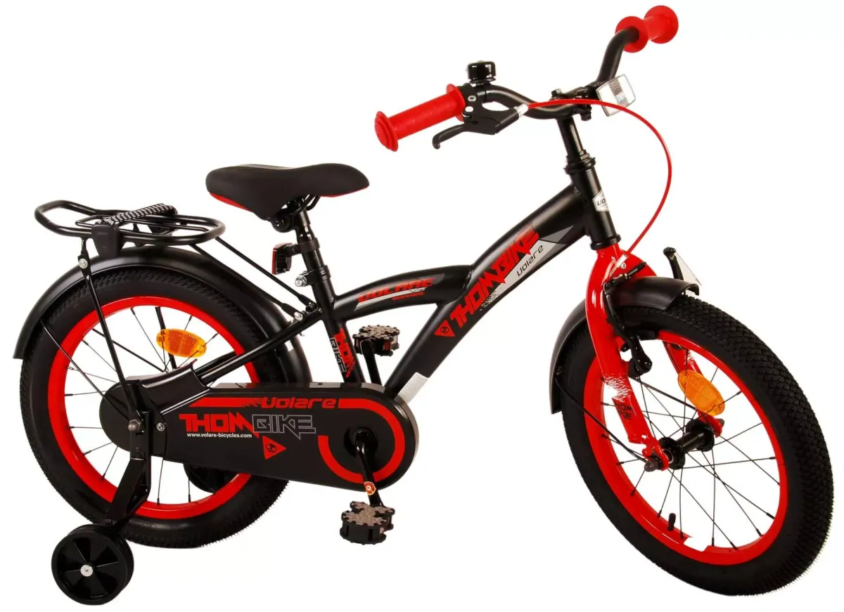 KINDERFAHRRAD Thornbike - Jungen - 16 Zoll - Rücktritt + Handbremse - Rot