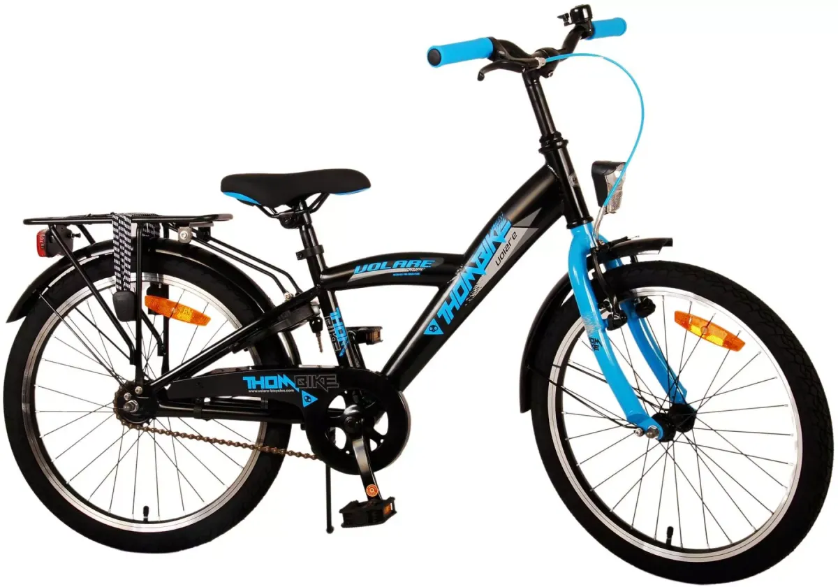KINDERFAHRRAD Thornbike - Jungen - 20 Zoll - Rücktritt + Handbremsen - Schwarz/Blau