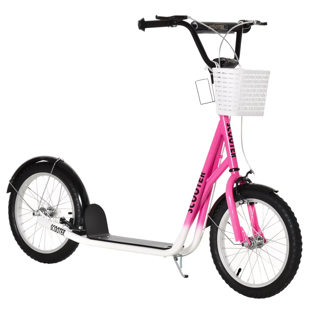 KINDERROLLER, Rosa+Weiß, Metall+ Kunststoff