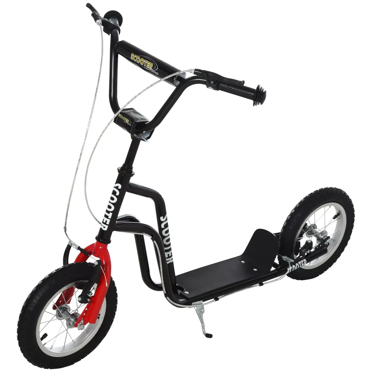 KINDERROLLER, Schwarz/Blau, Stahl+ Aluminium