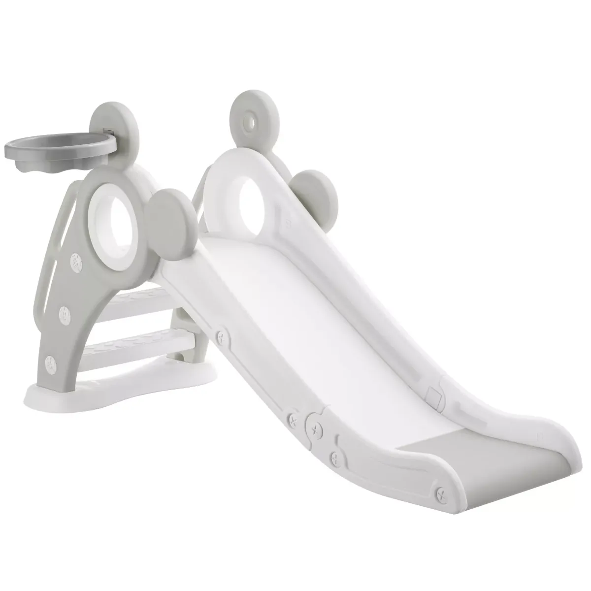 KINDERRUTSCHE Joy,Belastbarkeit 50 kg, 128 x 66,5 x 67,5 cm,grau