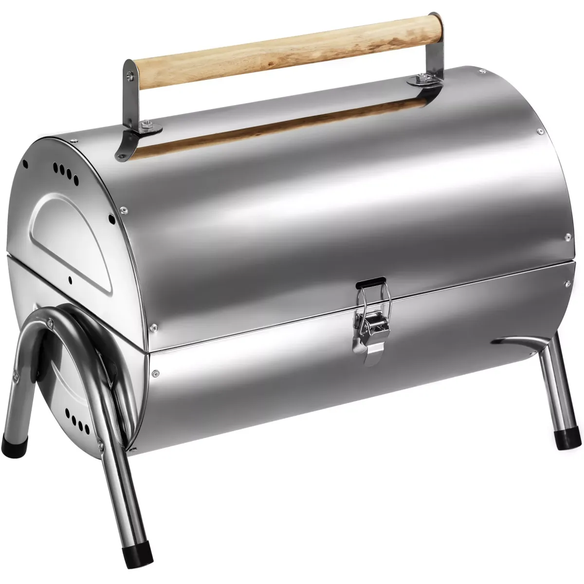 KLAPPGRILL ,42 x 25 x 35 cm,silber