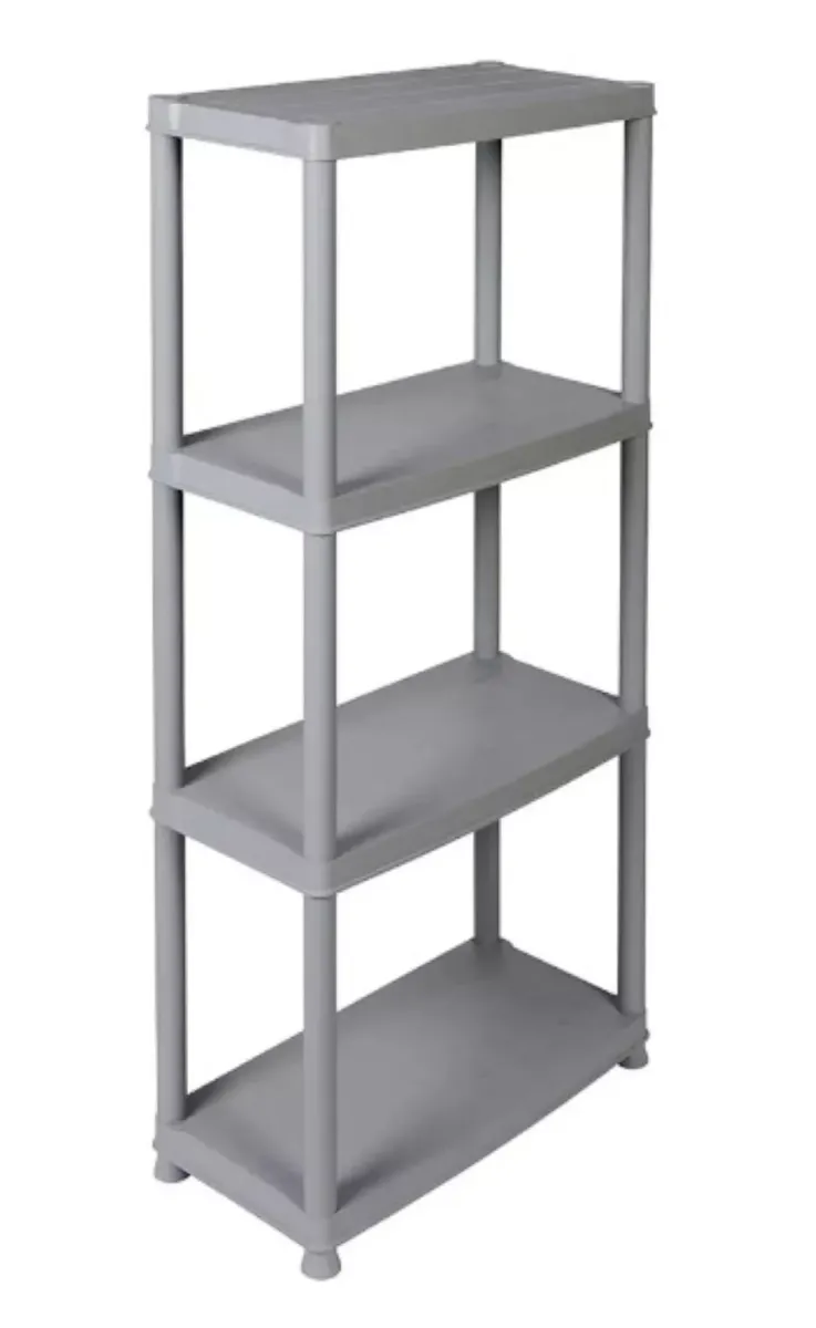 KUNSTSTOFFREGAL, s-free 4-tier, 61 x 30 x 130 cm