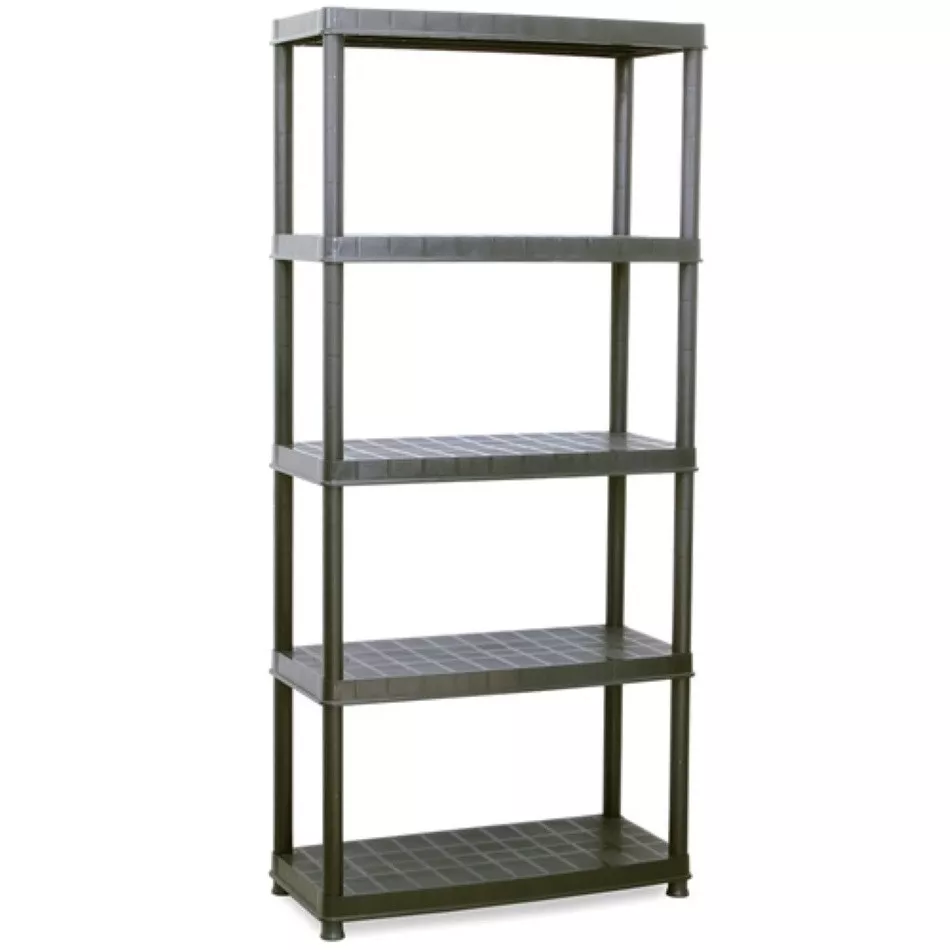 KUNSTSTOFFREGAL, s-free 5-tier, 60 x 30 x 138 cm