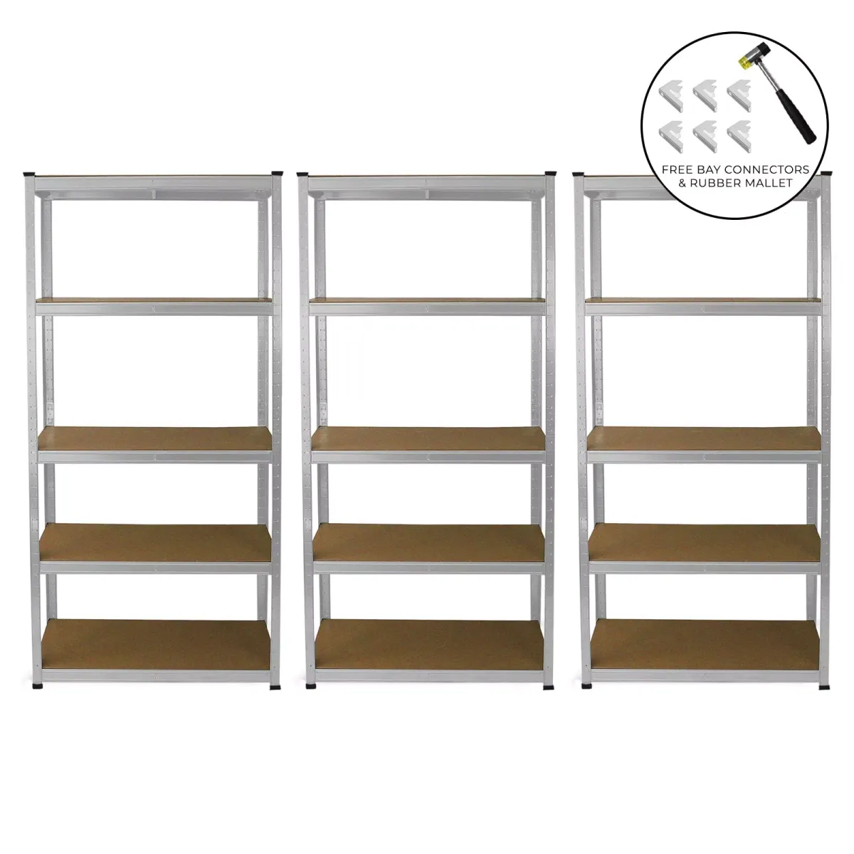 LAGERREGAL 3 x E-Rax Galvanisiertes