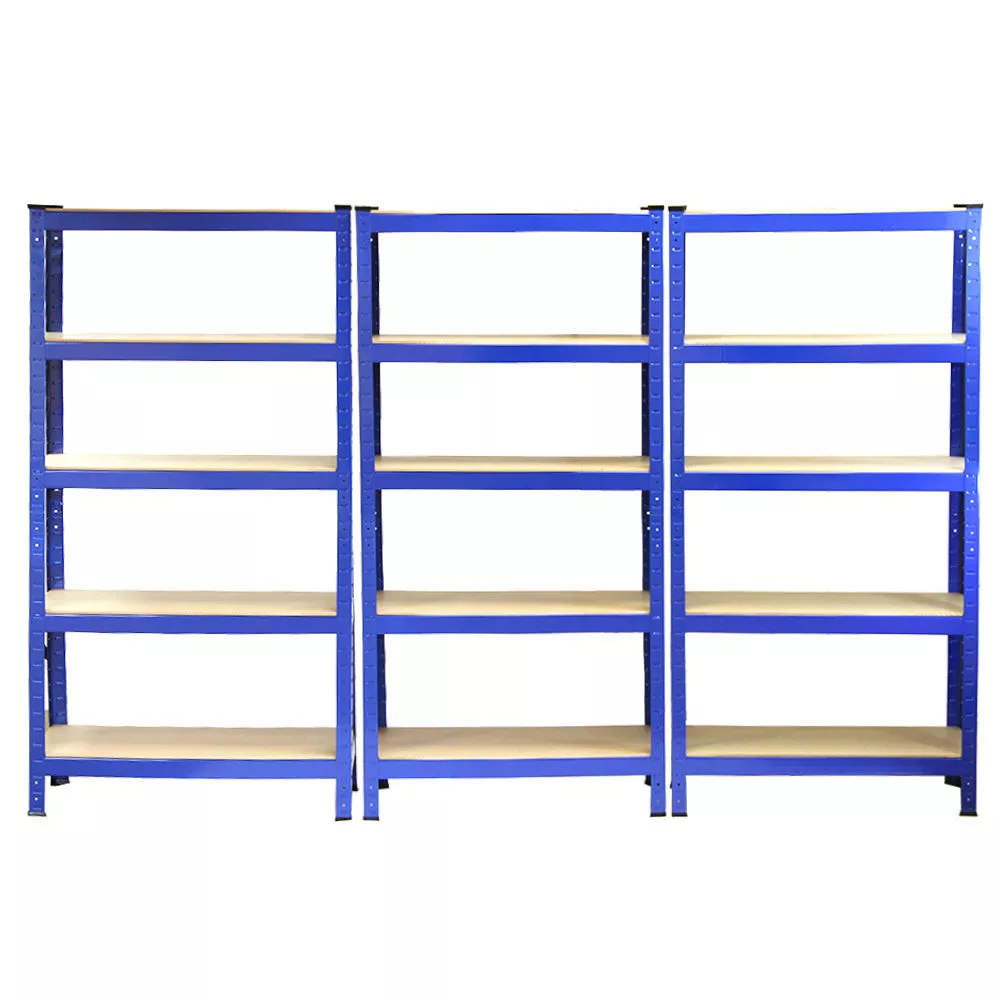 LAGERREGAL 3 x Monster Racking T-Rax 75cm - Blau