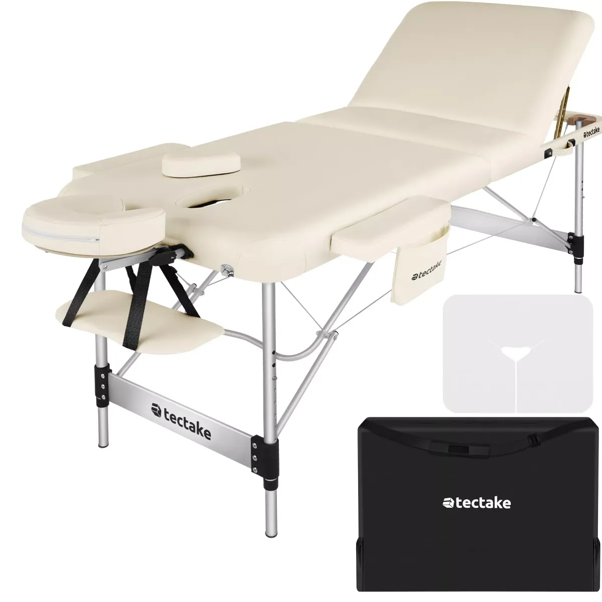 MASSAGELIEGE 3 Zonen Phuket,212 x 103 x 90 cm,beige