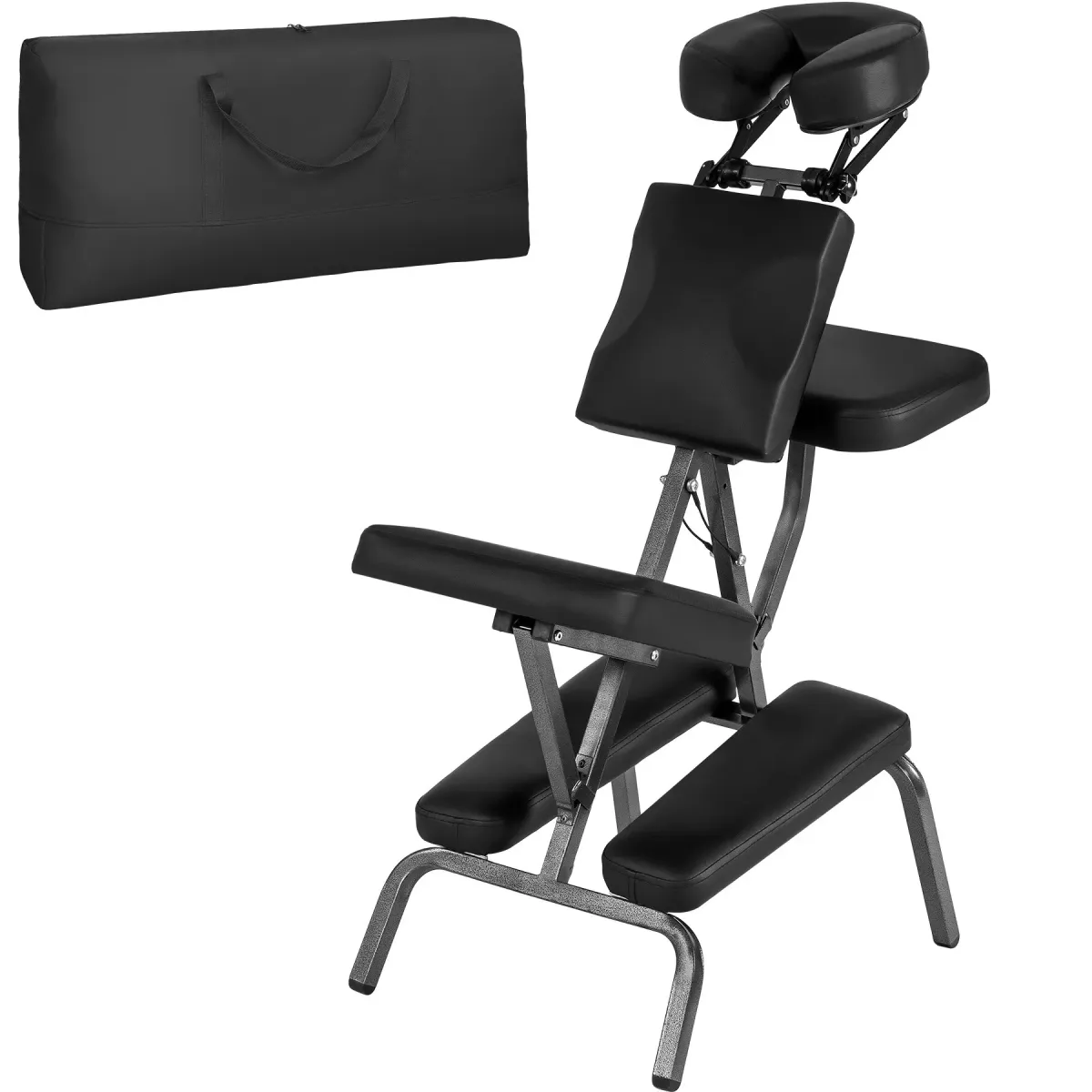 MASSAGESTUHL ,80 x 50 x 105 cm,schwarz