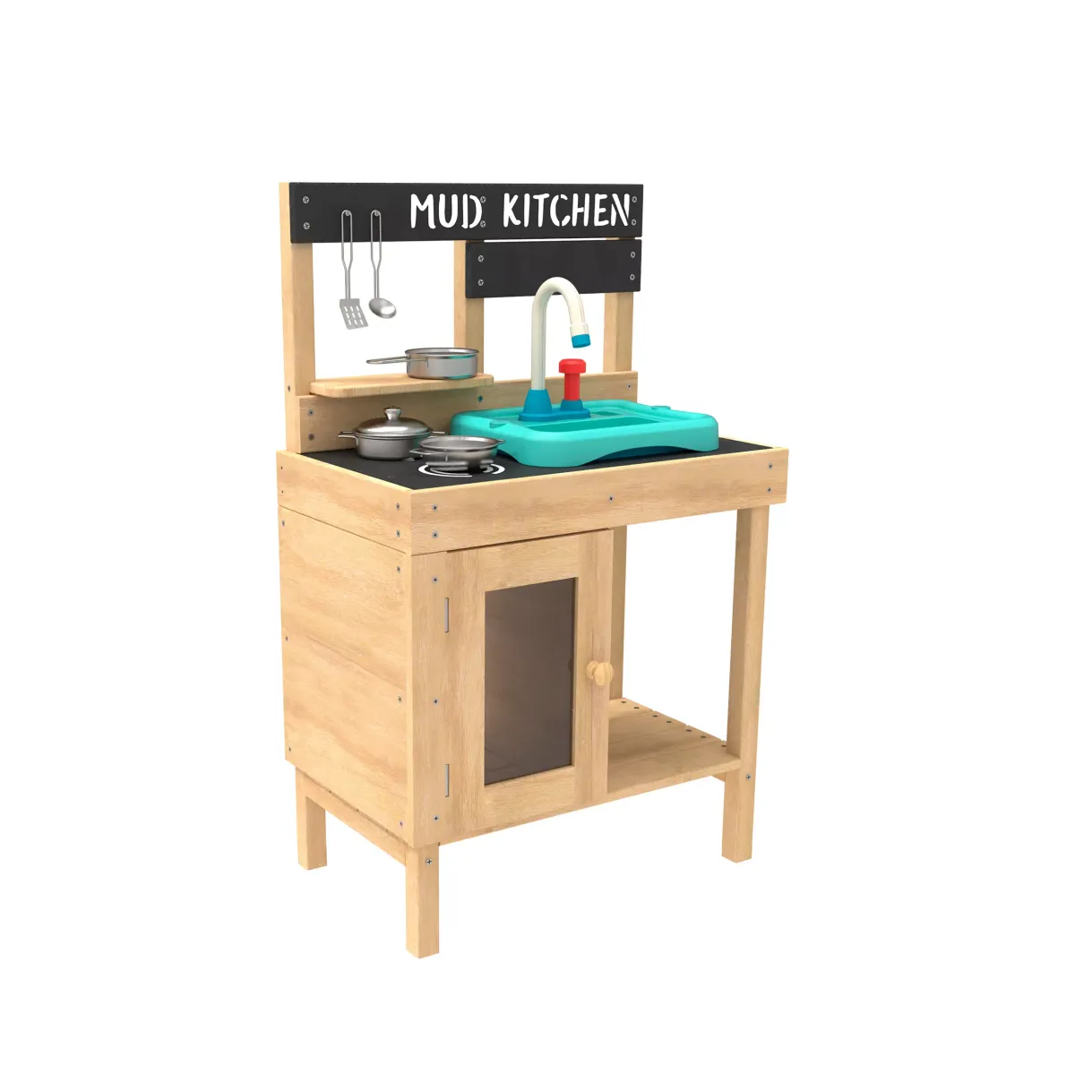MATSCHKÜCHE Holz Kieferfarben