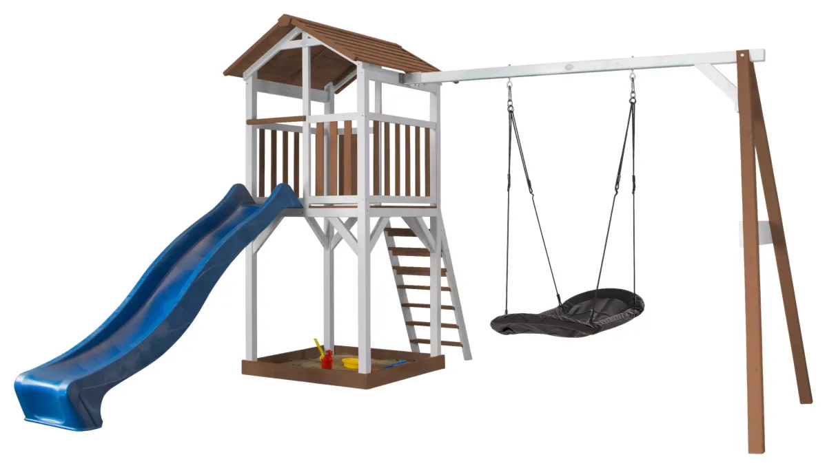 NEST SWING BRAUN-WEIß
