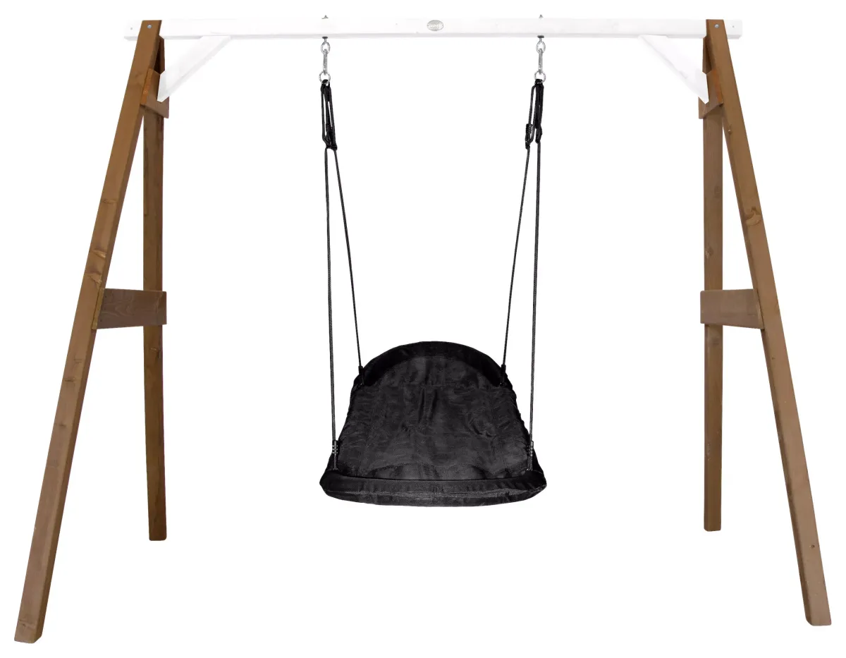 NESTSCHAUKEL Braun, Schwarz, Weiß