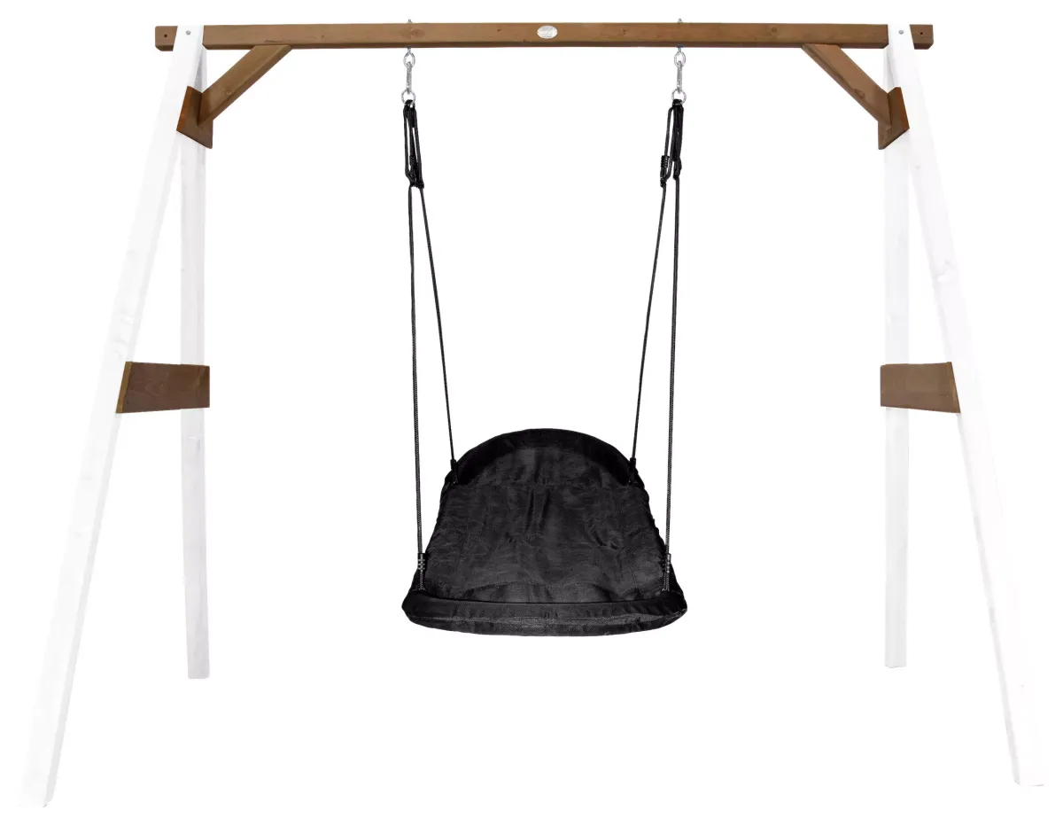 NESTSCHAUKEL Braun, Schwarz, Weiß