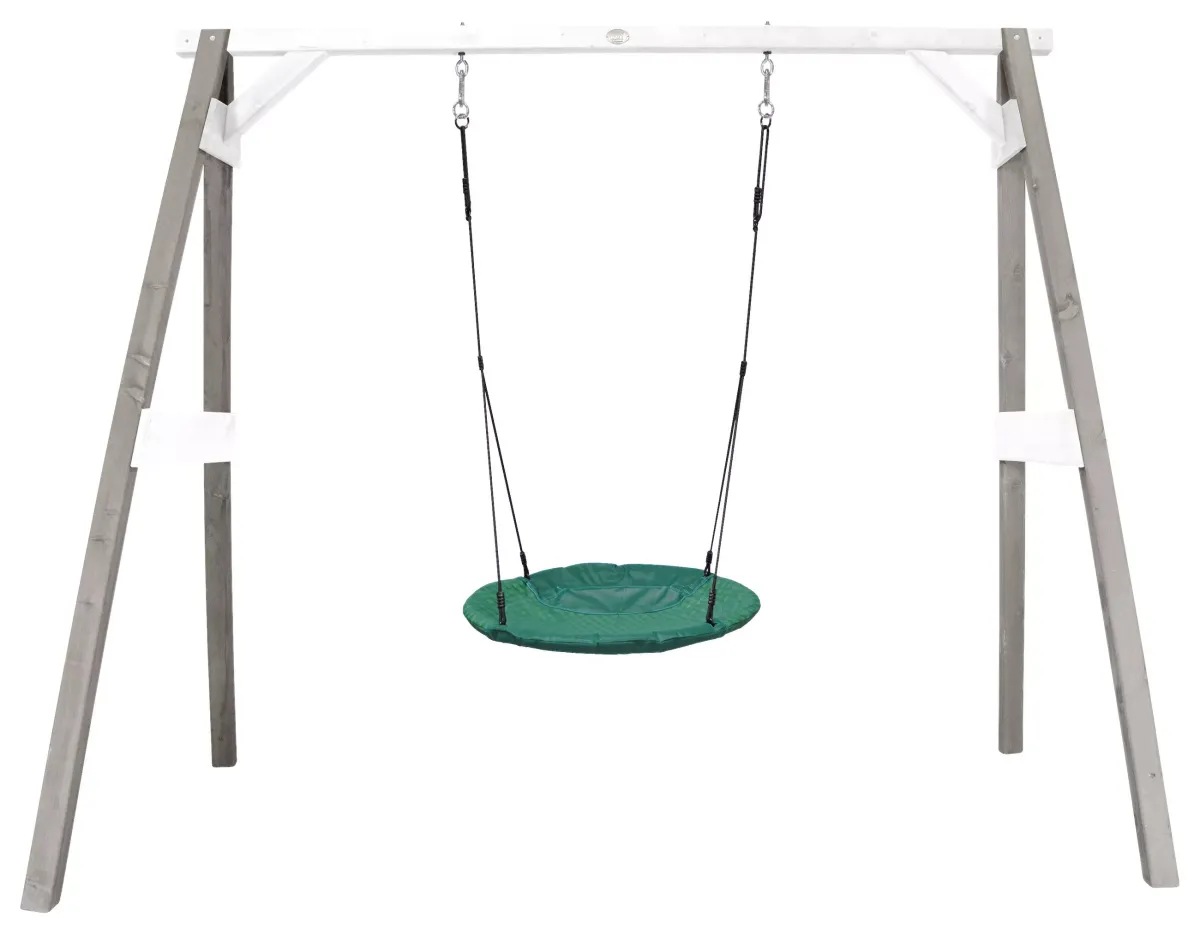 NESTSCHAUKEL Grau, Grün, Weiß