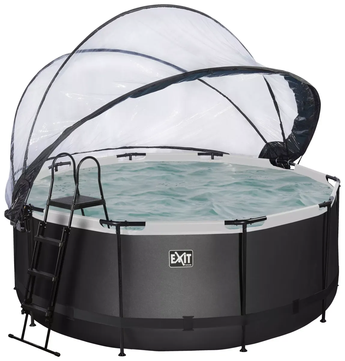 POOL-SET BLACK 360/122 cm