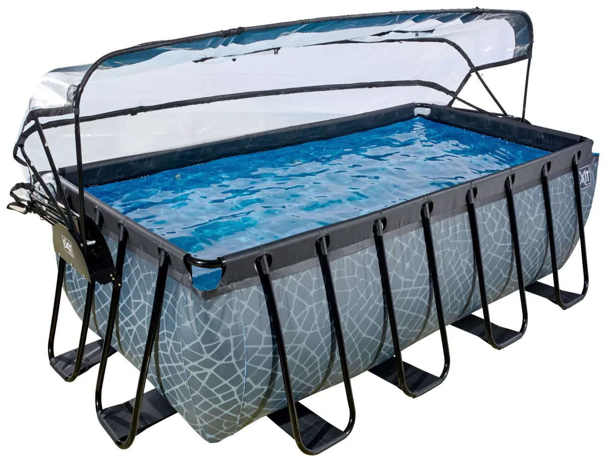 POOL-SET STONE 400/200/122 cm