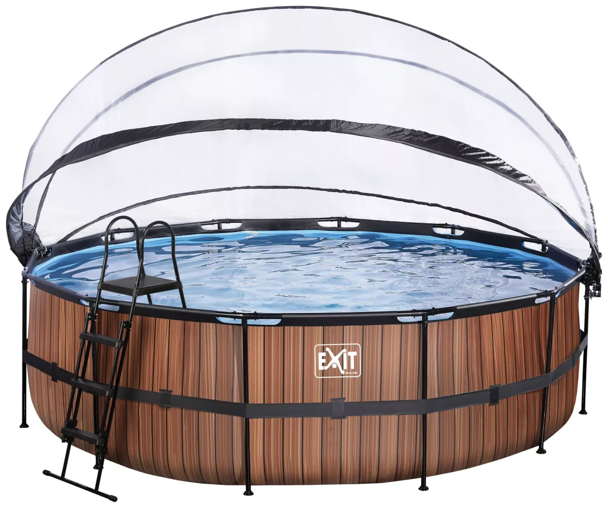 POOL-SET WOOD 488/122 cm