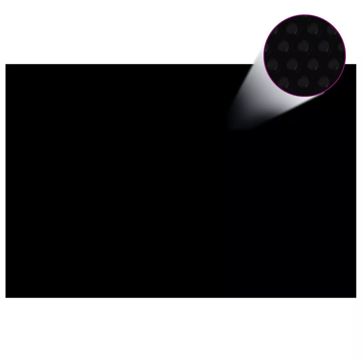 POOLABDECKUNG SCHWARZ 300X200 CM PE