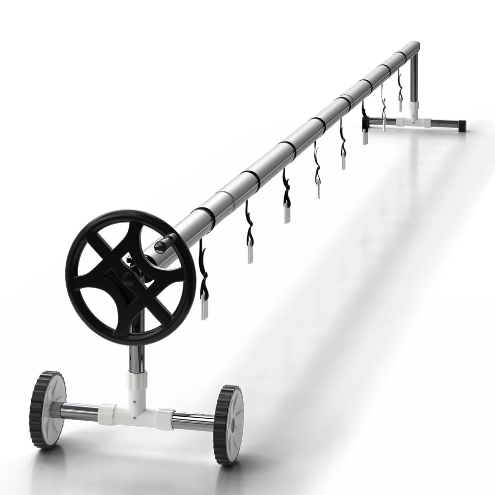 POOLAUFROLLER Silber 520 cm