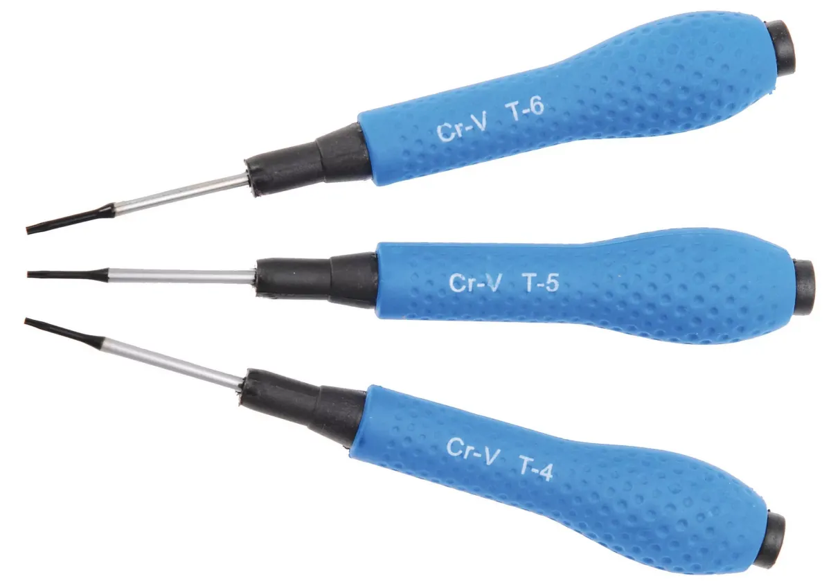 PRÄZISIONS-SCHRAUBENDREHER-SATZ | T-PROFIL (FÜR TORX) T4 / T5 / T6 |