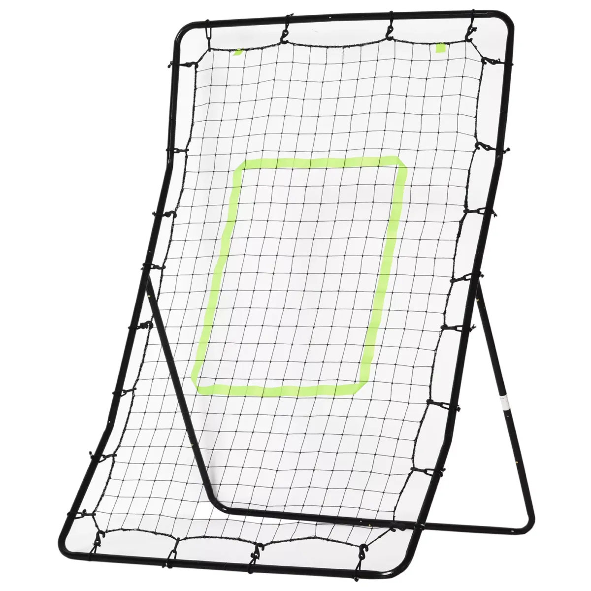 RÜCKPRALLWAND NETZ, Stahl/PE, Schwarz, 75x126cm