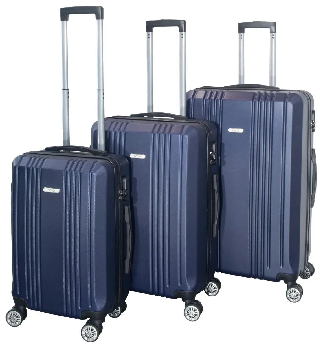 REISEKOFFERSET Blau 3-teilig