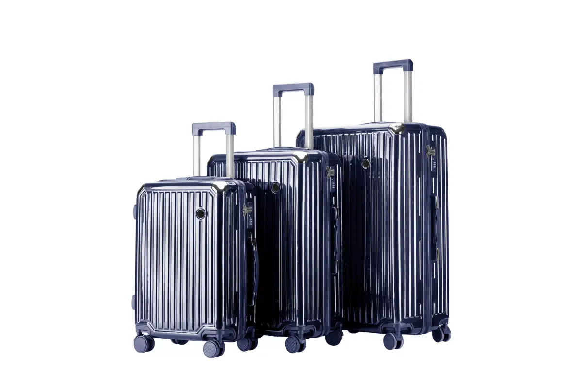 REISEKOFFERSET Blau 3-teilig