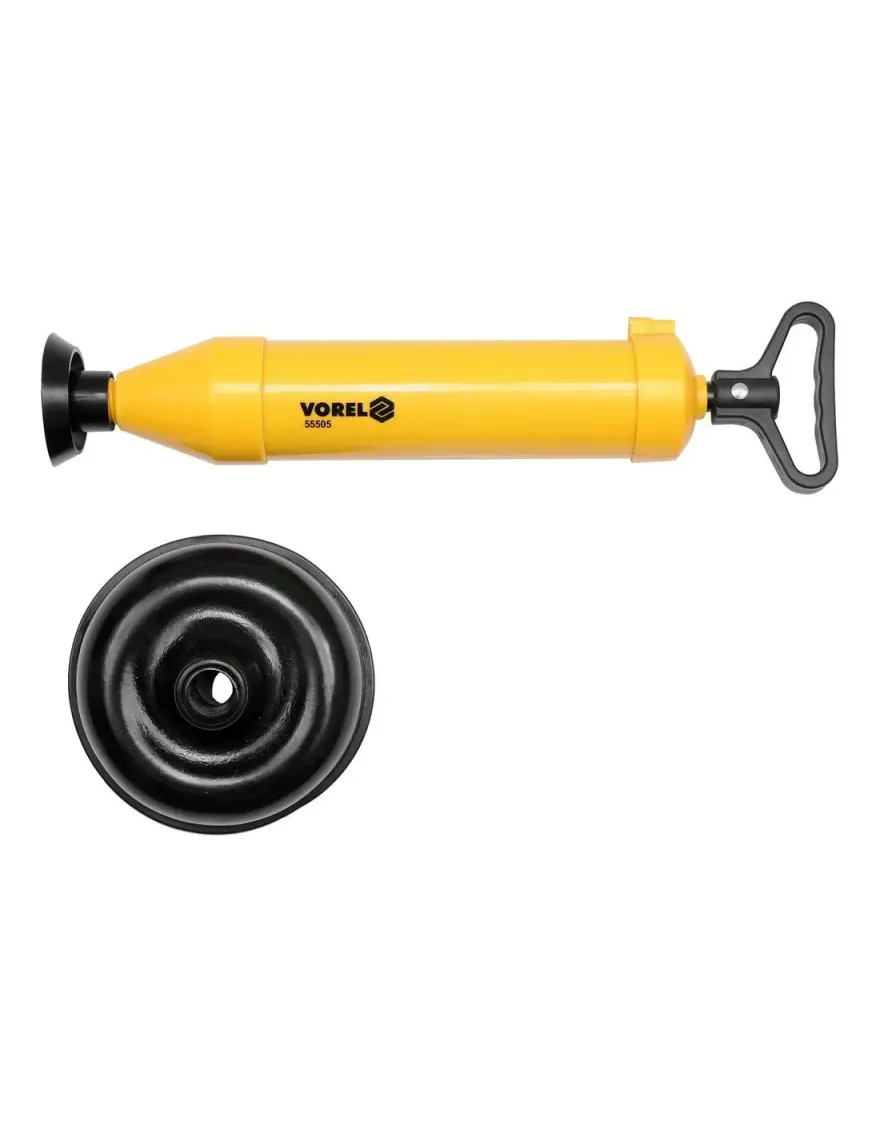 ROHRREINIGUNGSPUMPE, Abflussreiniger, Pömpel für 65 und 155 mm