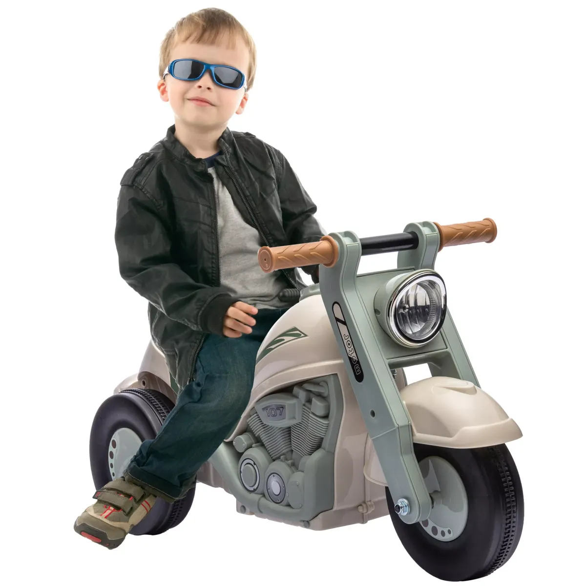 RUTSCHAUTO, Motorrad-Design, Musik und Seifenblasen, für 2-5 Jahre