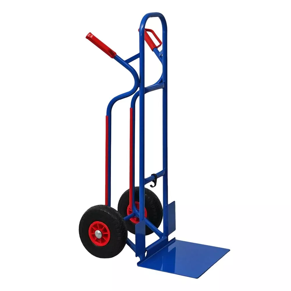 SACKKARRE Ragnar mit XXL klappbarer Schaufel 117x62,5x62cm Tragkraft 250kg Stahl Blau