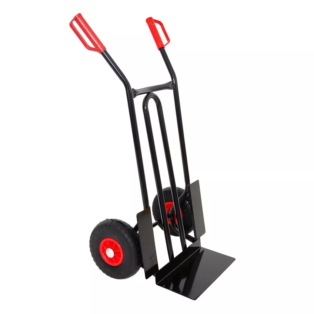 SACKKARRE Rhino XL Schaufel 104x60x50cm Traglast 250kg Pannensichere Räder Schwarz