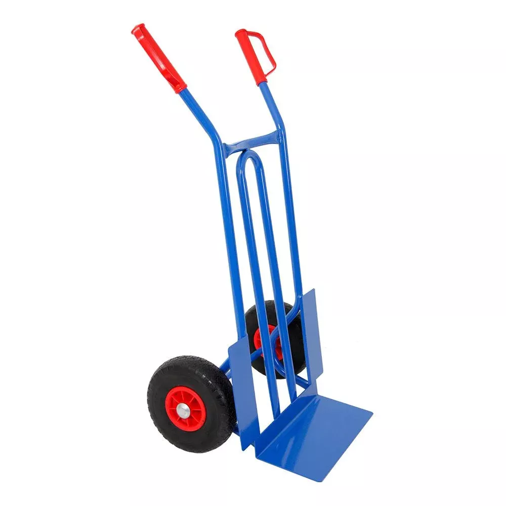 SACKKARRE Rhino XL Schaufel 104x60x50cm Traglast 250kg Pannensichere Räder Blau