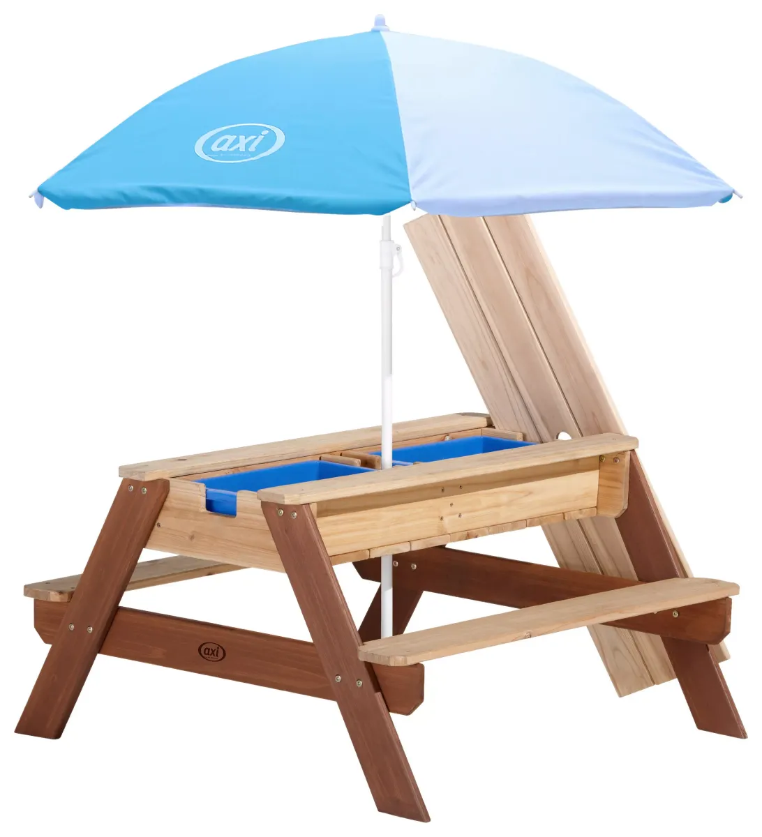 SAND- UND WASSERTISCH Holz, Kunststoff Braun