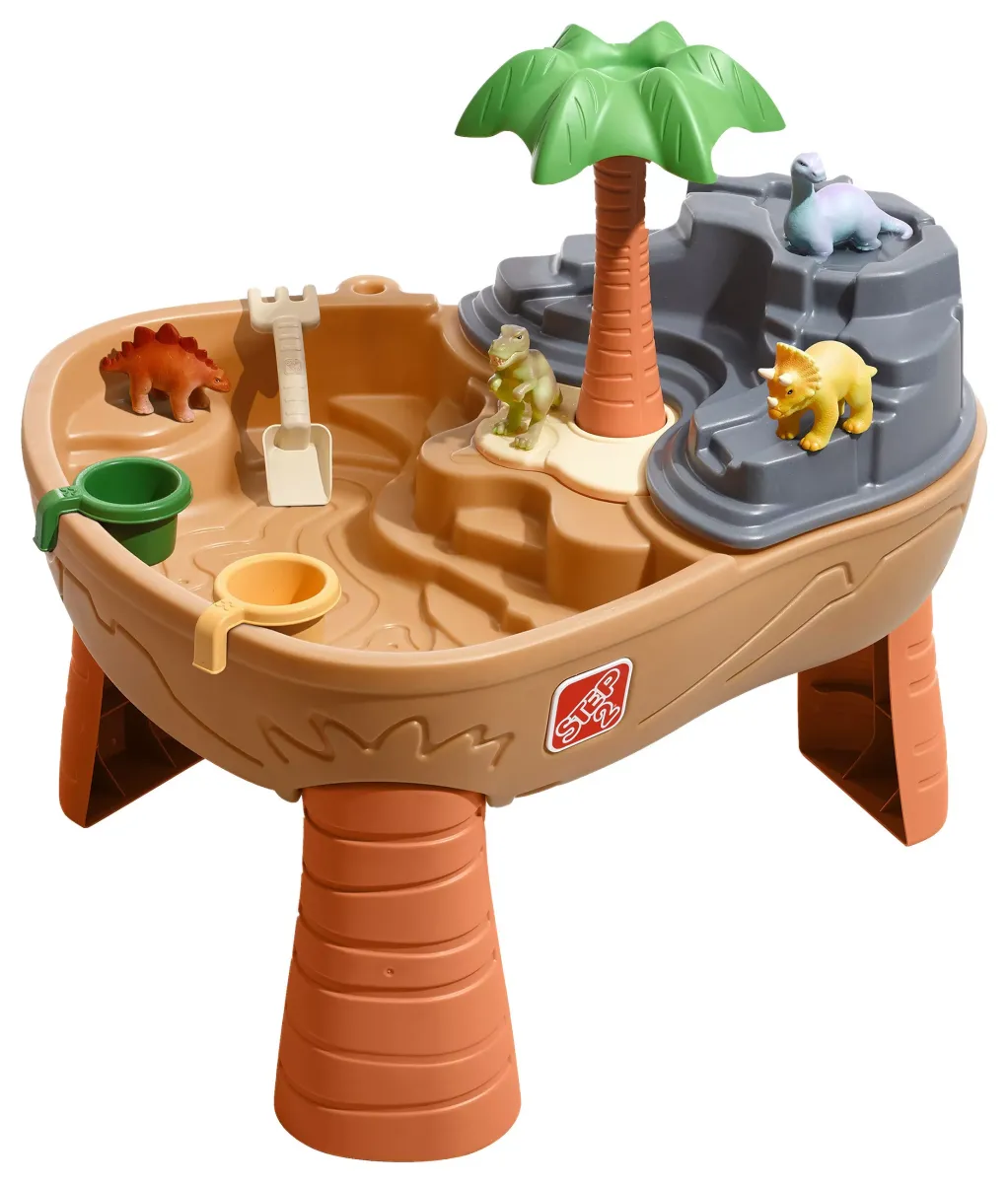 SAND- UND WASSERTISCH Kunststoff Braun, Orange