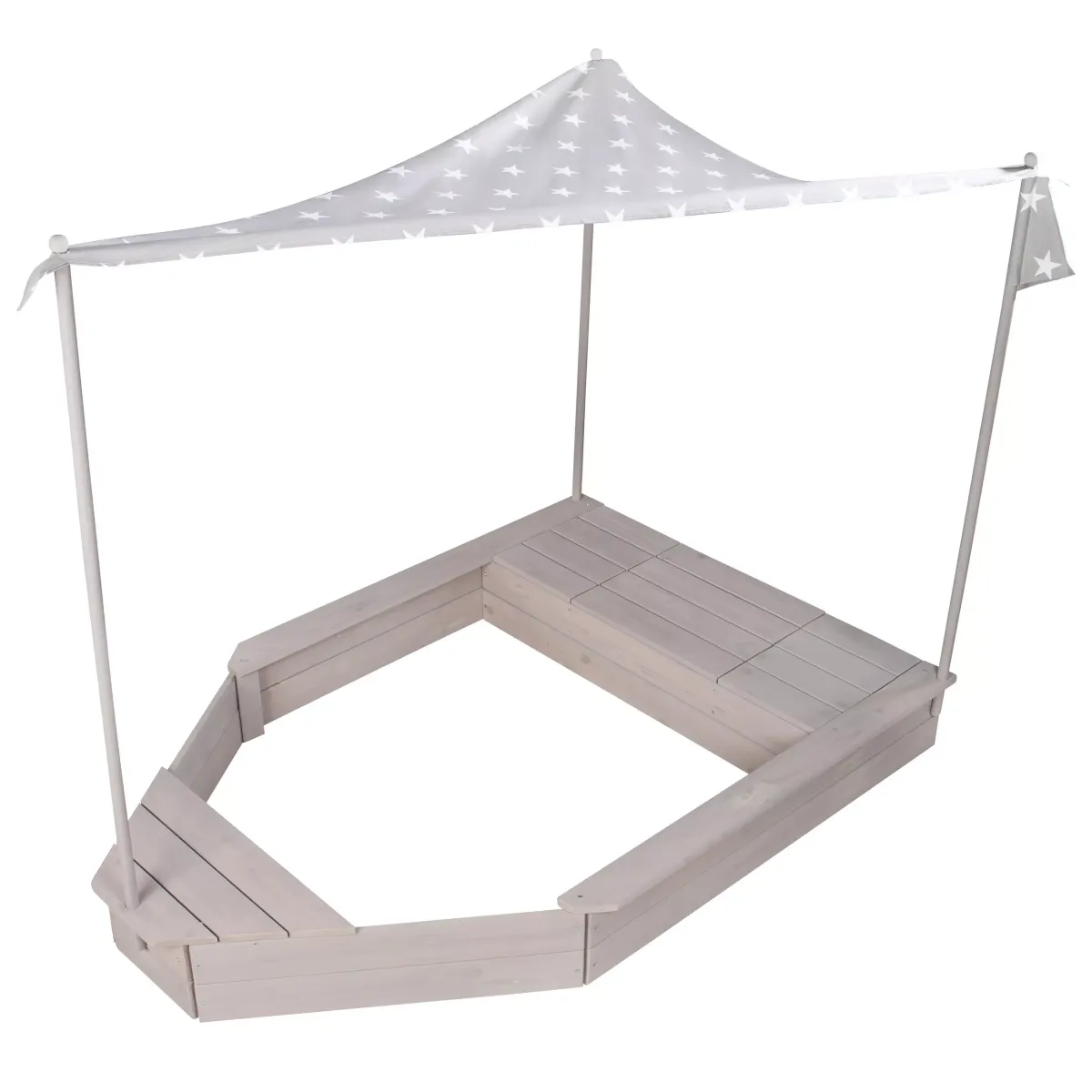 SANDKASTEN BOOT Sandkasten Boot grau