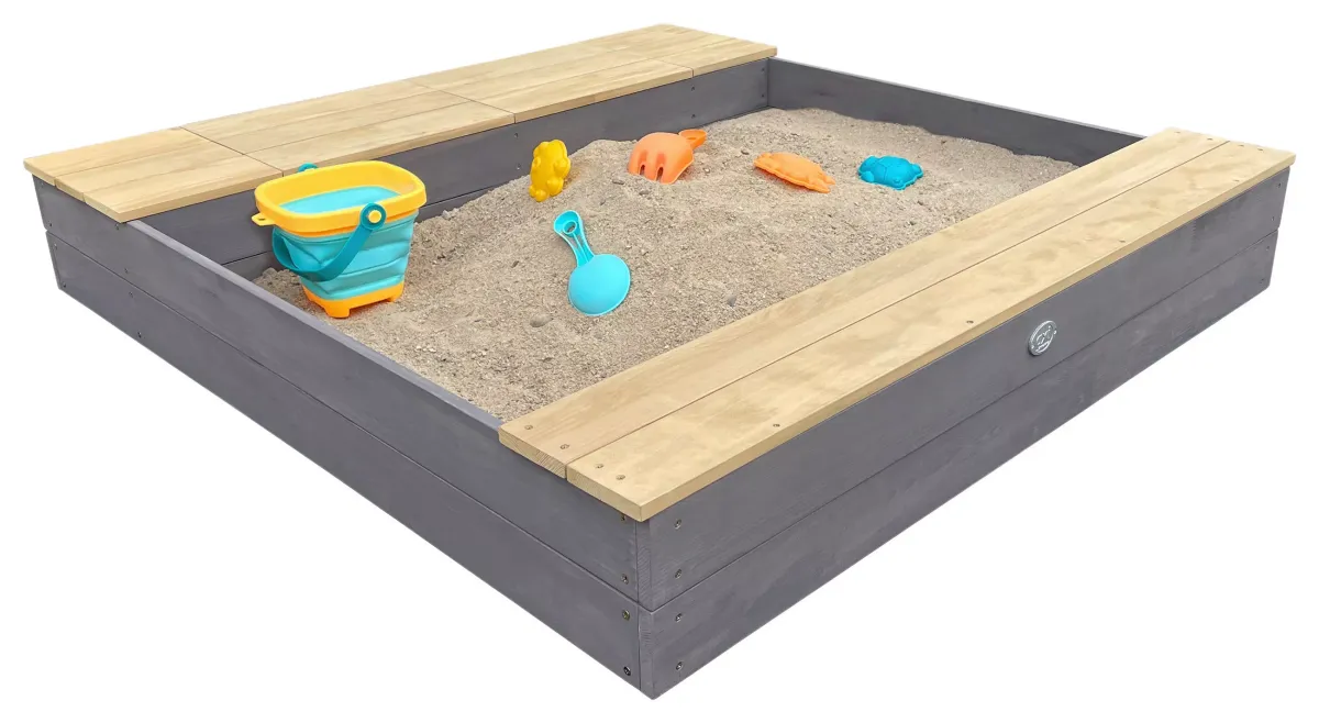 SANDKASTEN Braun, Grau