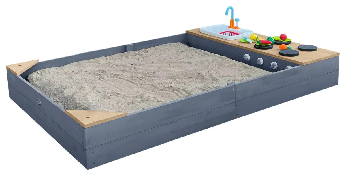 SANDKASTEN Braun, Grau
