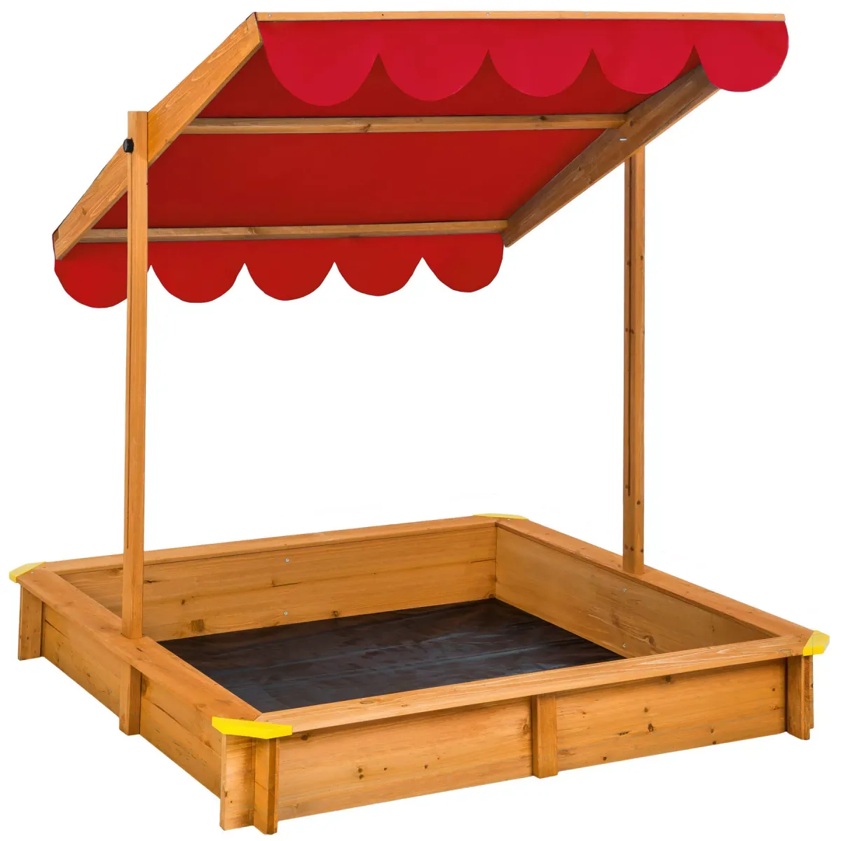 SANDKASTEN Emilia,120 x 120 x 120 cm,rot
