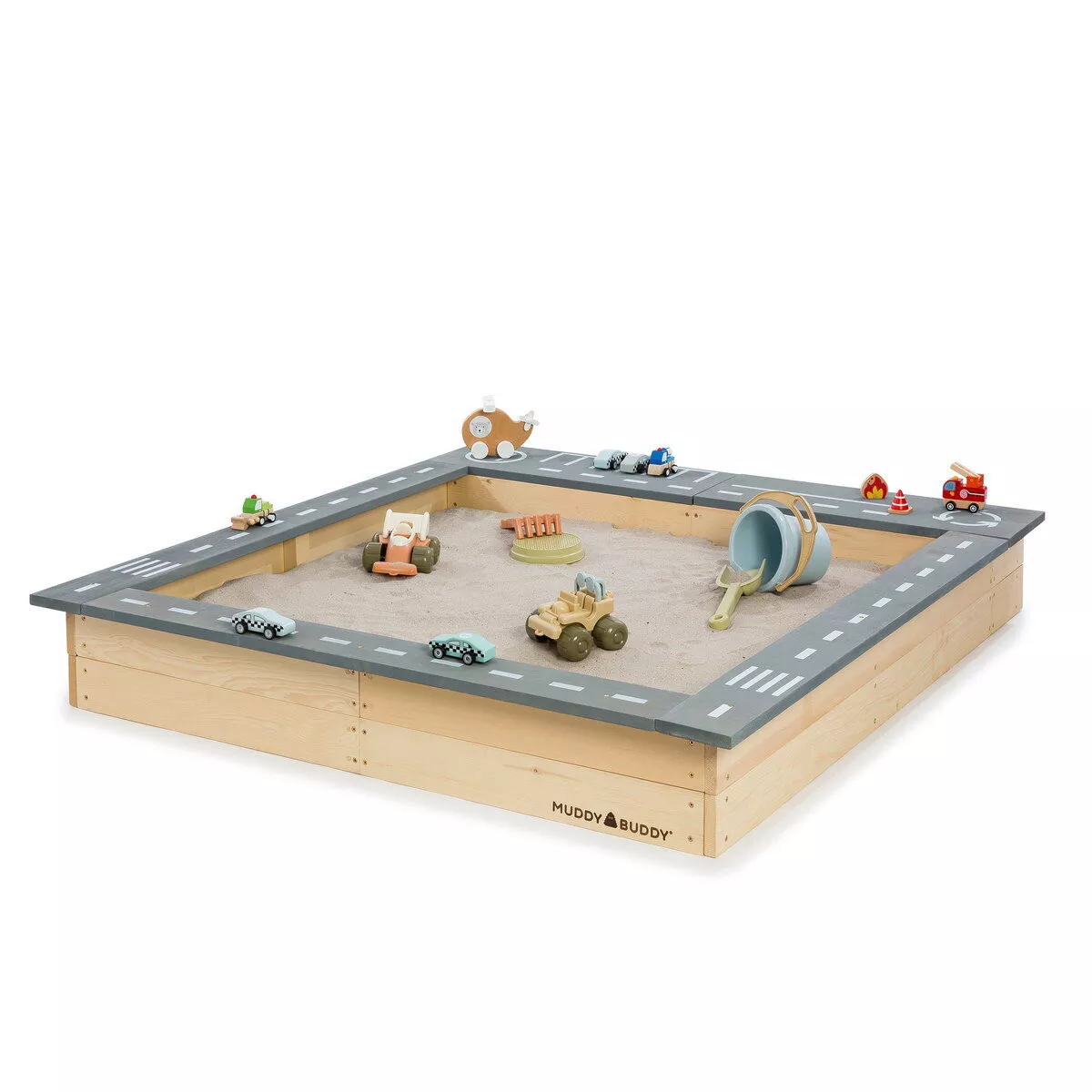 SANDKASTEN HIGHWAY HERO Grau, Naturfarben
