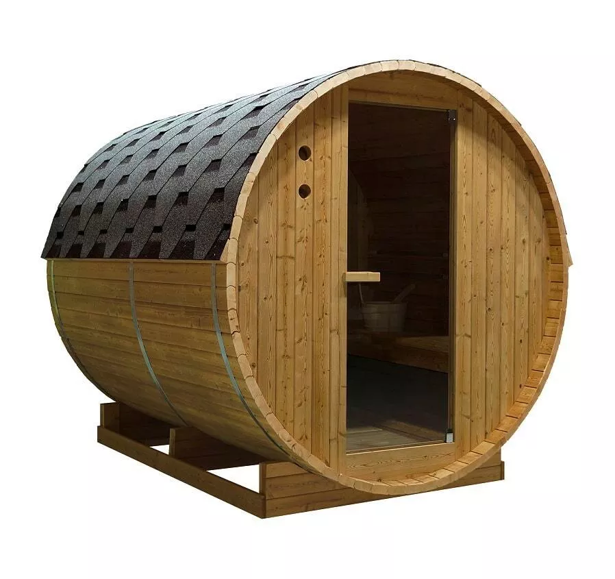 SAUNAFASS für 6 Personen TROMSÖ XL