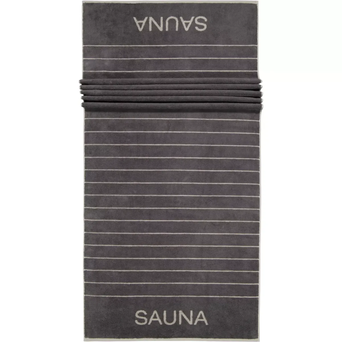 SAUNATÜCHER BALANCE DOUBLEFACE 6237 ANTHRAZIT - 73