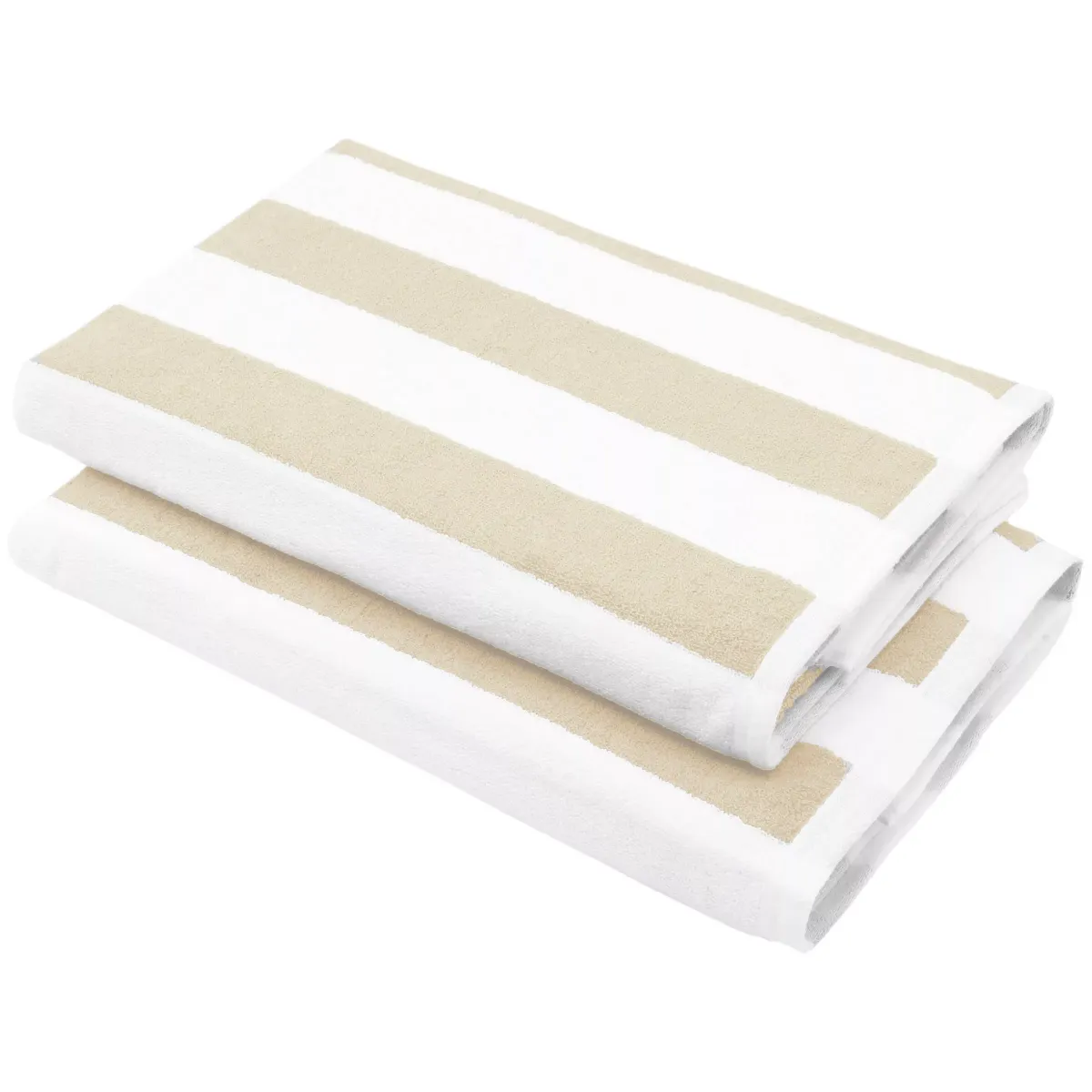 SAUNATUCH, 2er-Set, 70x180 cm, 100% Baumwolle, Beige