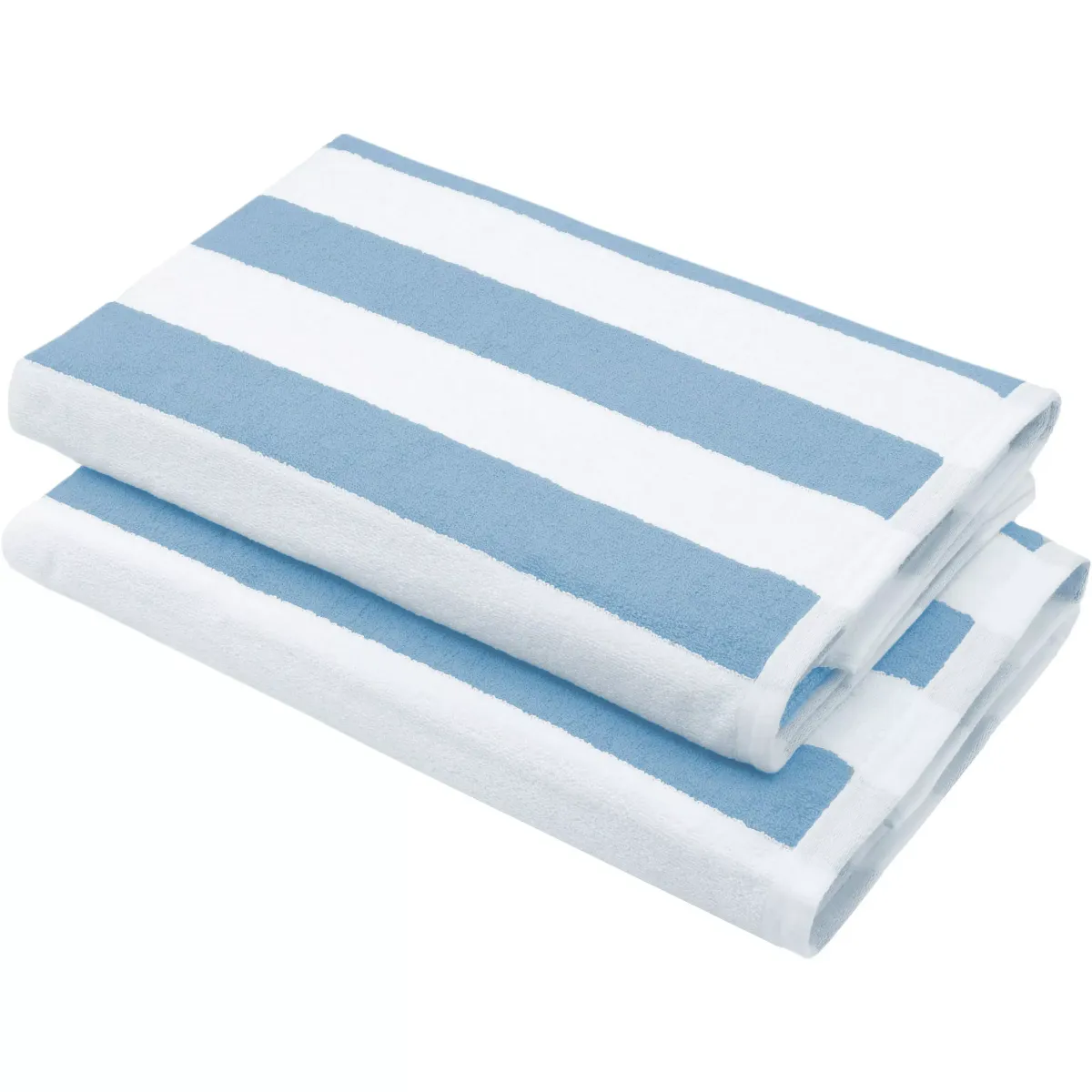 SAUNATUCH, 2er-Set, 70x180 cm, 100% Baumwolle, Blau