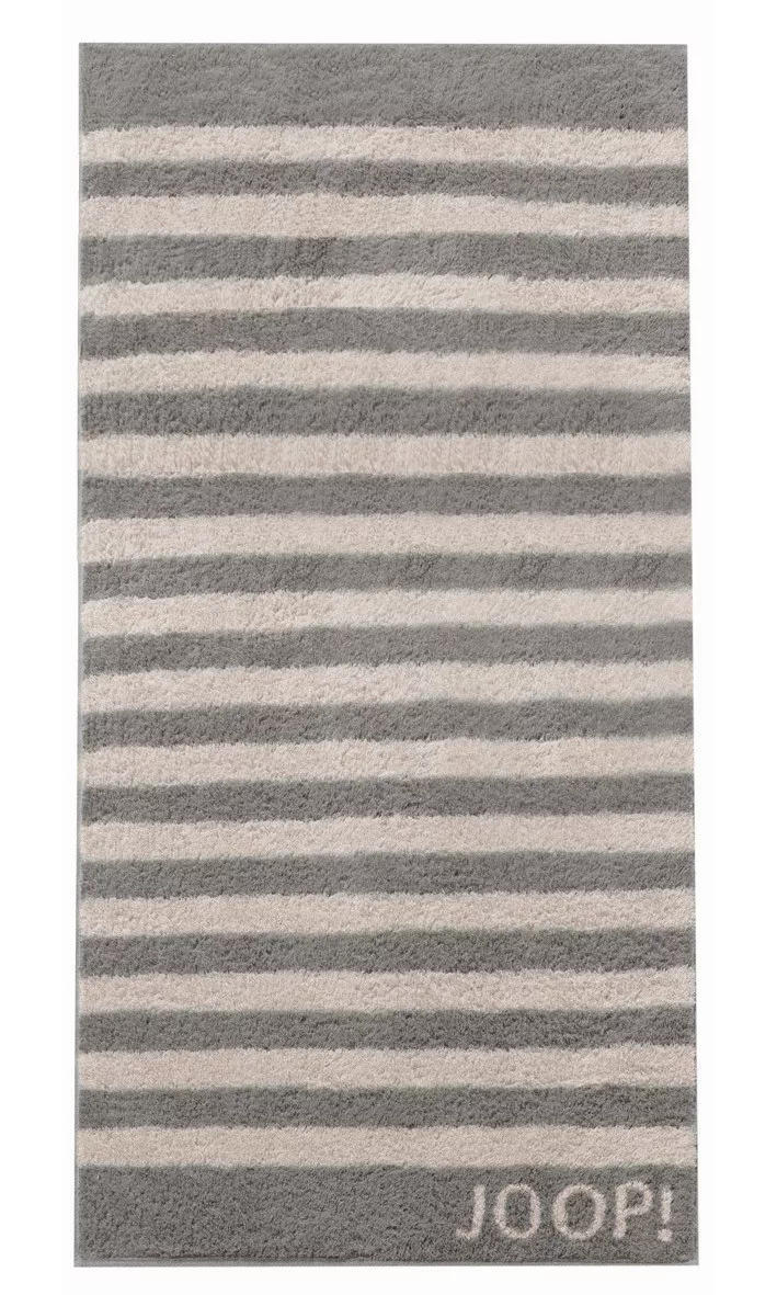 SAUNATUCH Classic Stripes Graphitfarben