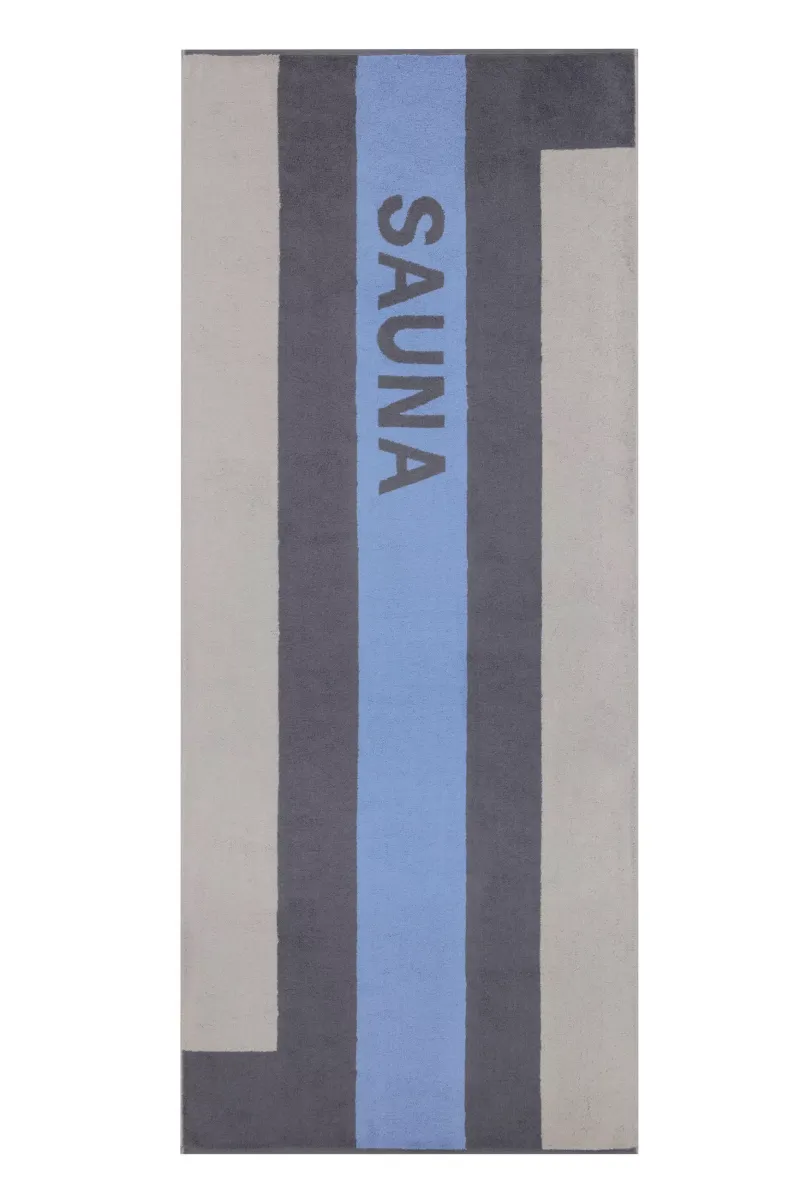 SAUNATUCH Sauna Blau